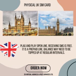 UK Physical SIM Card